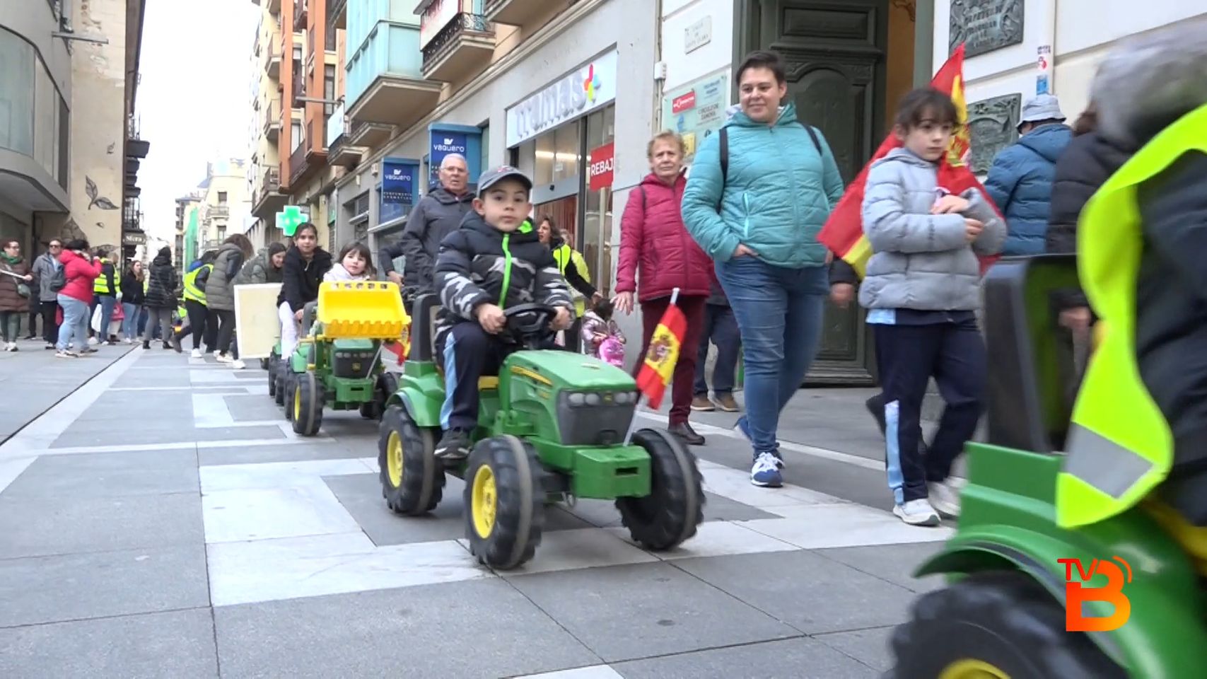 Zamora Vive Una Tractorada Infantil Como Protesta Del Sector Primario